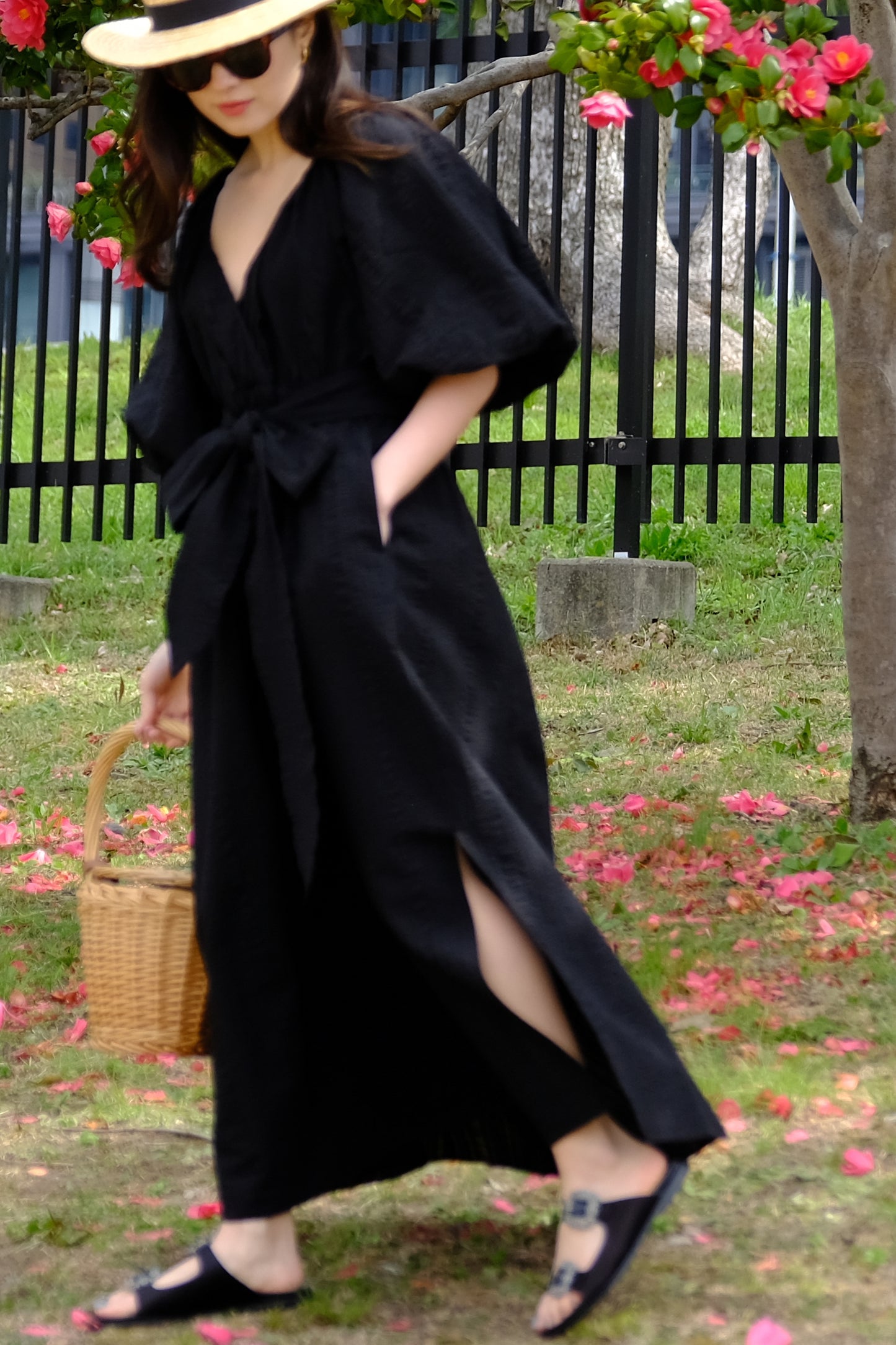 残りわずか【再入荷】Suzuran Dress 01 Black