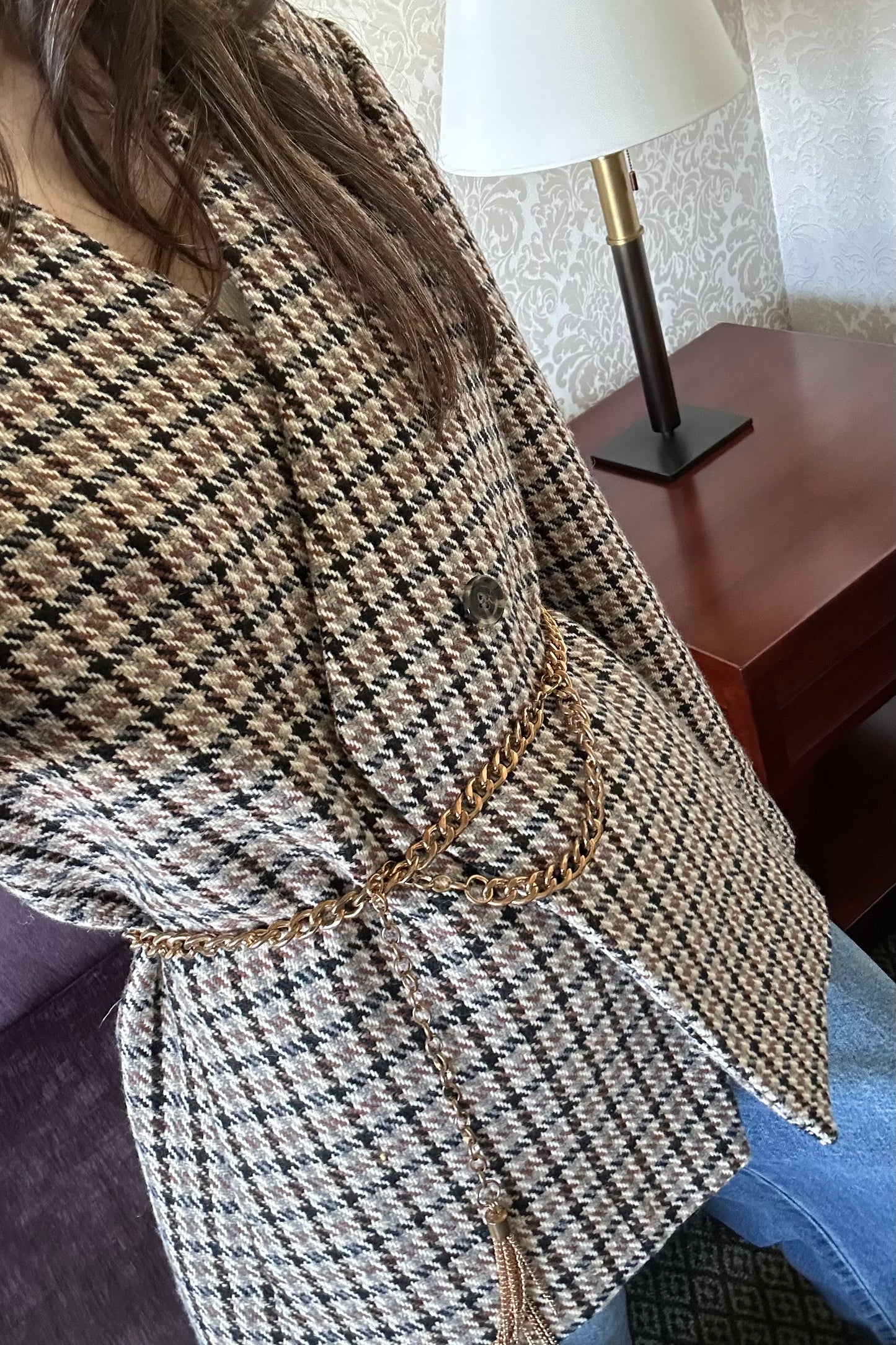 ICON JACKET〈brown check〉