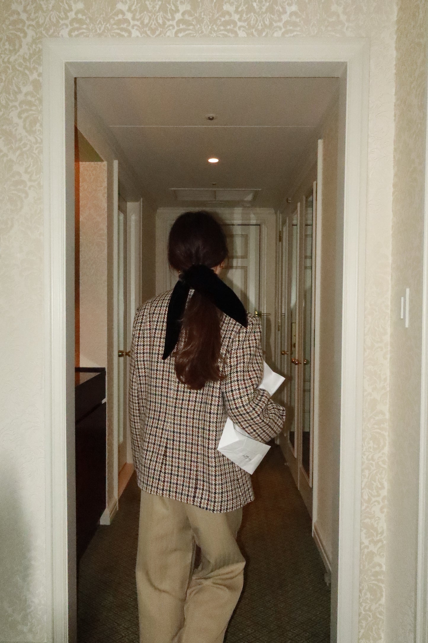 ICON JACKET〈brown check〉