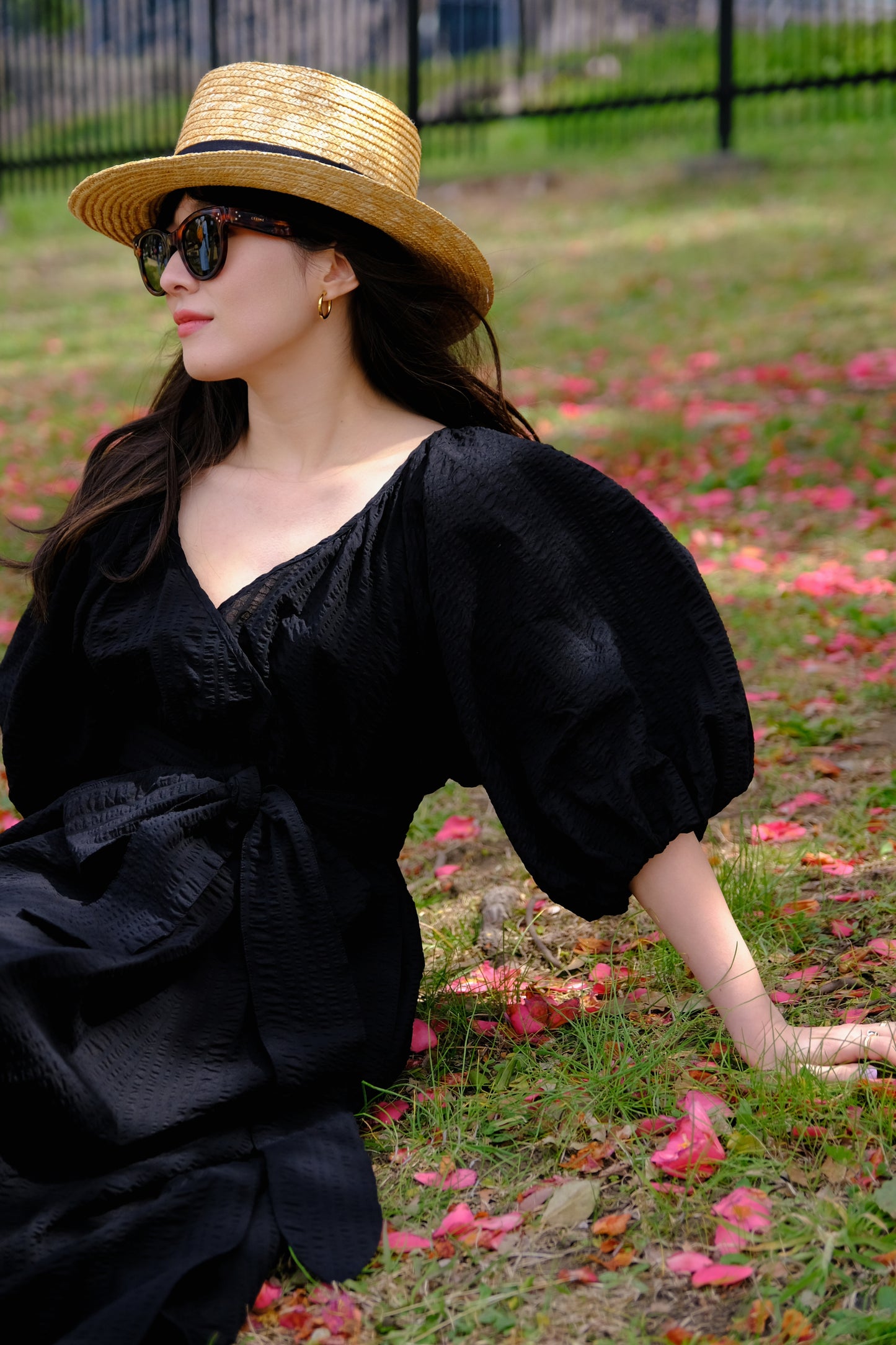 残りわずか【再入荷】Suzuran Dress 01 Black