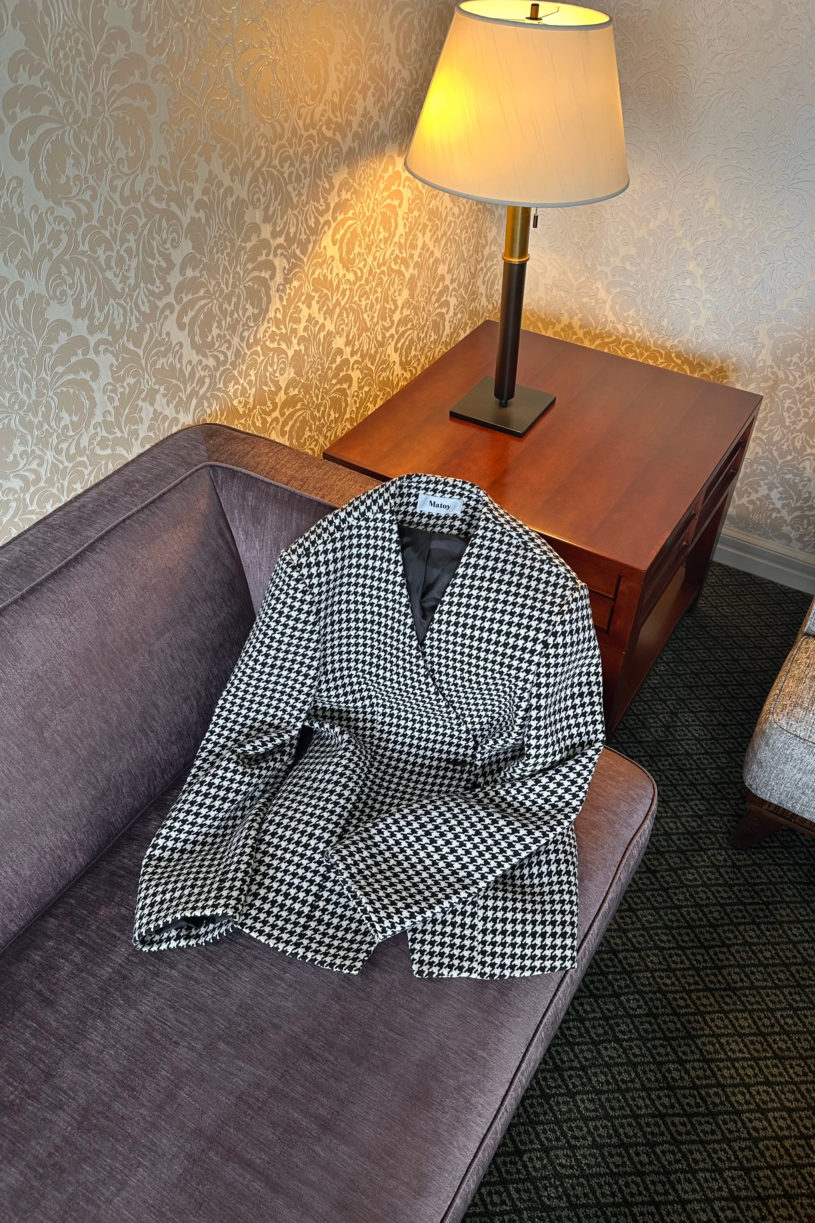 ICON JACKET〈black chidori〉 – Matoy