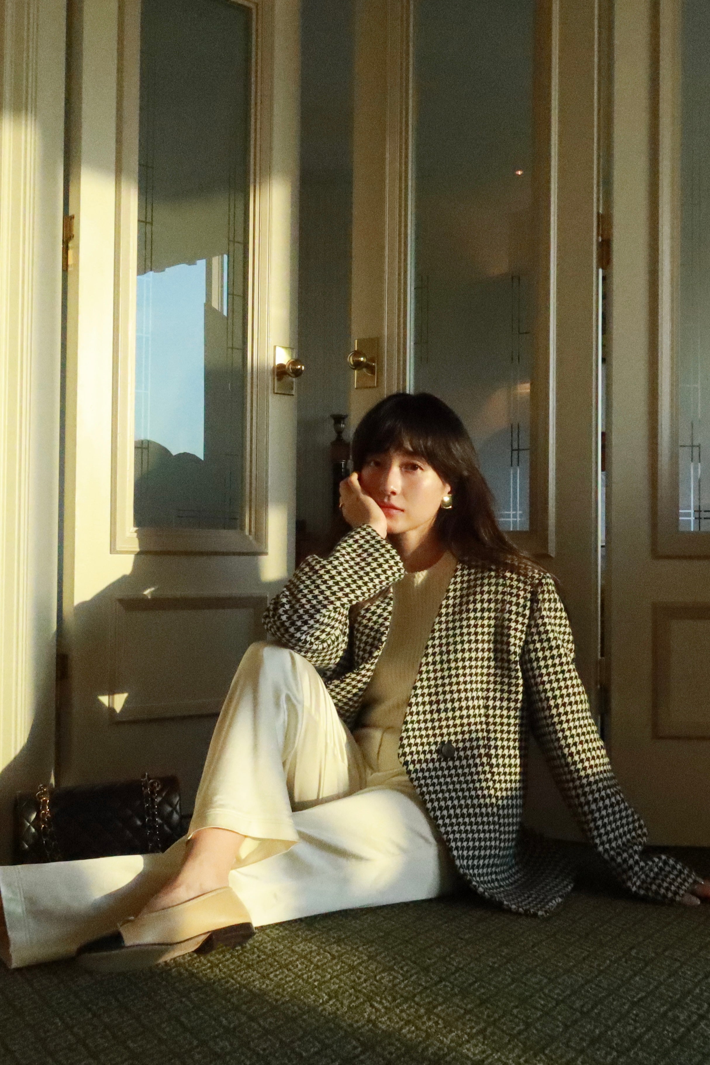 ICON JACKET〈black chidori〉 – Matoy