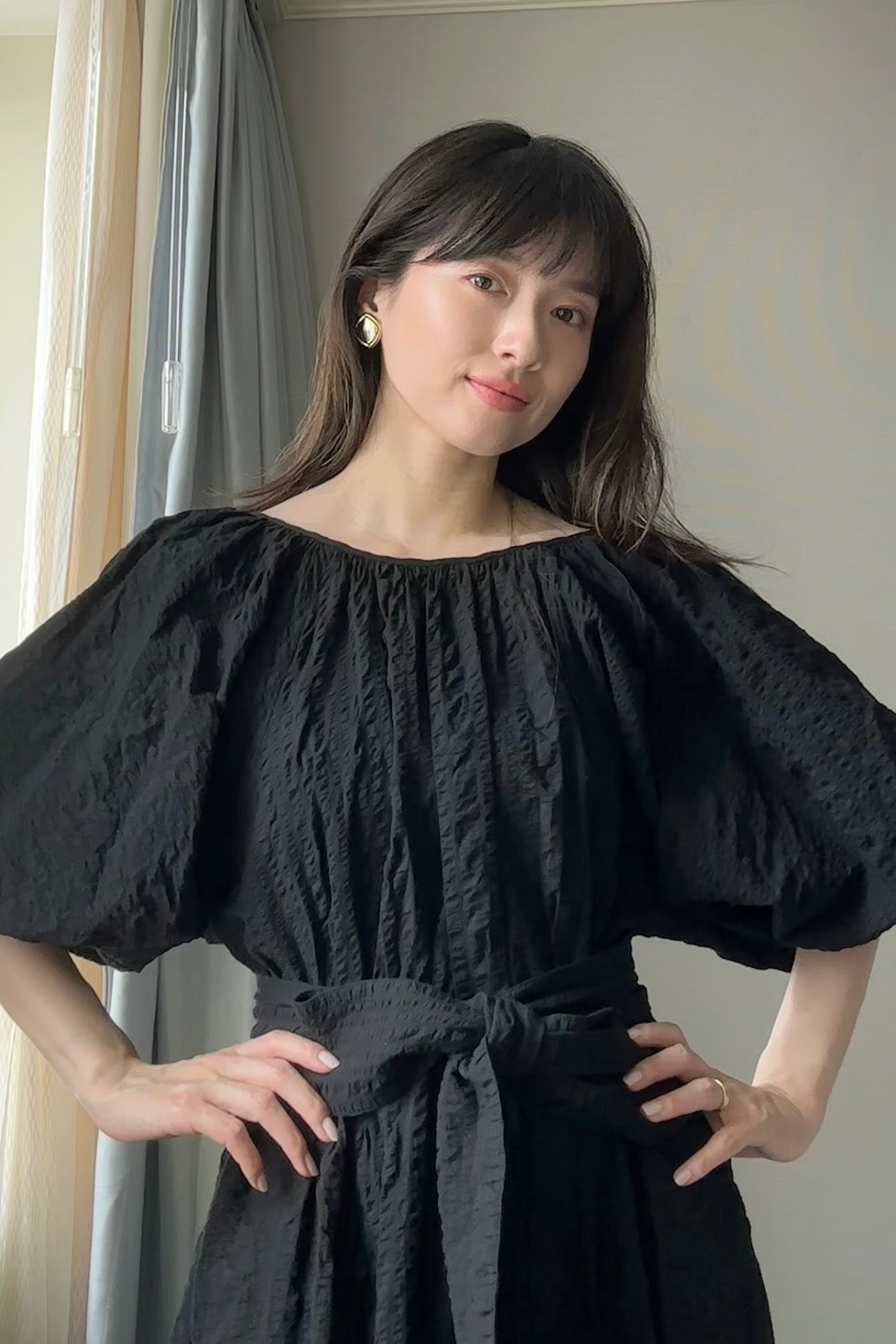 残りわずか【再入荷】Suzuran Dress 01 Black