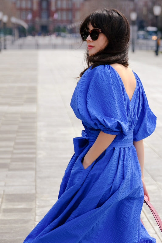 【再入荷 予約販売】Suzuran Dress 02 Blue (送料無料）